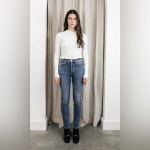 Re/Done 80s Slim Straight Jeans in Dark Worn 4 Size 29 - like new!